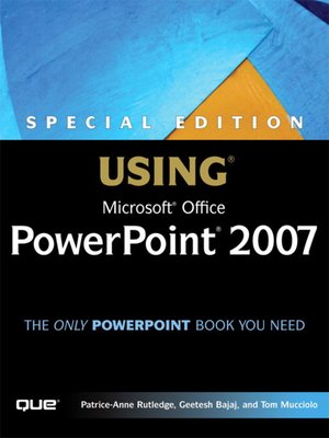 cover image of Special Edition Using Microsoft&#174; Office PowerPoint&#174; 2007